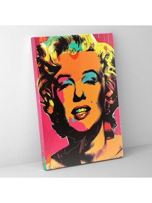 Popcas Ünlü Portreler Modern Sanat Pop Sanat Temalı Kanvas Tablo