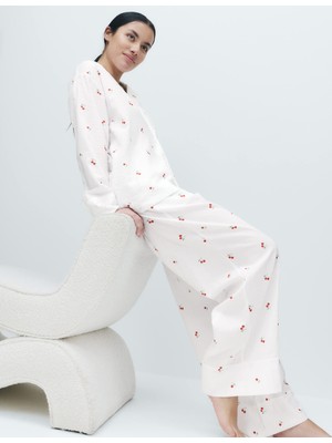 Marks & Spencer Desenli Pijama Takımı