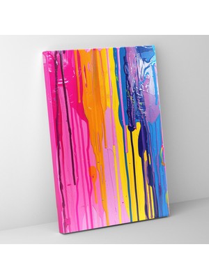Popcas Pop Art Temalı Modern Sanat Dekoratif Kanvas Tablo
