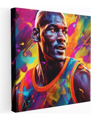 Popcas Michael Jordan Temalı Çağdaş Modern Tasarımıyla Mükemmel Bir Duvar Tablosu