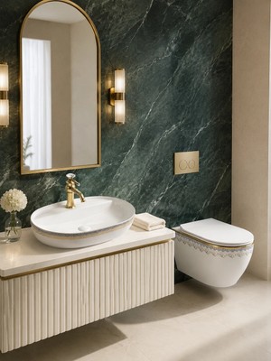 Yedi Yapı Asma Klozet ve Çanak Lavabo 2’si 1 Arada