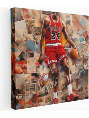 Popcas Michael Jordan Koleksiyonu Verici Alıntılar Kanvas Duvar Tablosu