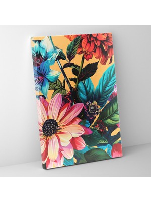 Popcas Geleneksel Pop Sanat Temalı Retro Stil Kanvas Tablo