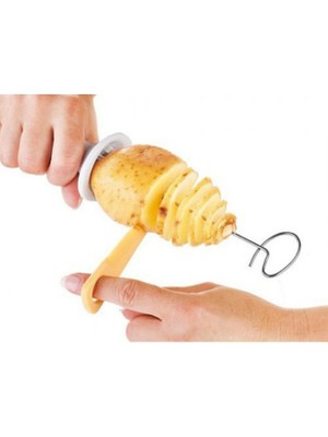 KSB Store Spiral Patates Dilimleyici Aparat Çubukta Patates Cips Yapma