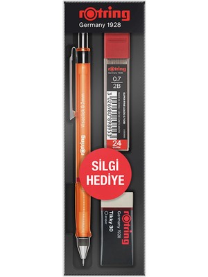 Rotring Okul Seti Visuclick Versatil/min Silgi 0.7 mm Turuncu RO-VK07