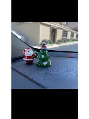 himi bijuteri aksesuar Yılbaşı Noel Plastik Dikiz Aynası Süsü Ayna Süsü Araç Içi Araba Süsü Torpido Süsü Araç Oto Aksesuar