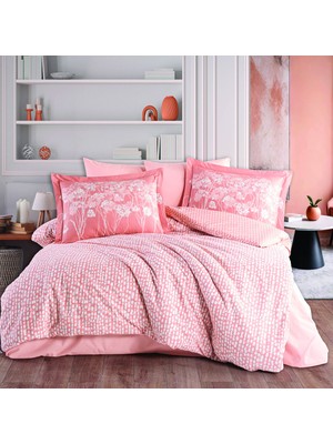 Hobby Velura Terracota - Poplin Çift Kişilik Nevresim Takımı