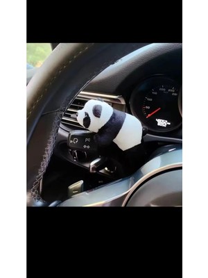 himi bijuteri aksesuar Sevimli Panda Plastik Dikiz Aynası Süsü Ayna Süsü Araç Içi Araba Süsü Torpido Süsü Araç Oto Aksesuar