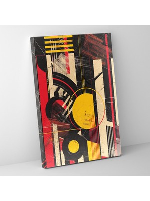 Popcas Art Deco Pop Art Geleneksel ve Modern Sanat Temalı Kanvas Duvar Tablosu