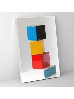 Popcas Pop Art Motifli Brillo Kutu Kanvas Duvar Tablosu