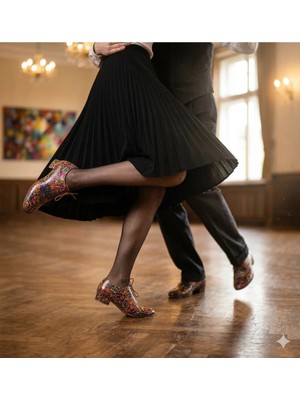 Bitangosu Tango-Salsa-Bacata-Swıng-Solo-Cazz Dans ve Pratik Ayakkabısı