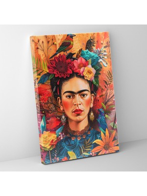 Popcas Meksika Esintili Portre Tarzı Modern Sanat Kanvas Duvar Tablosu