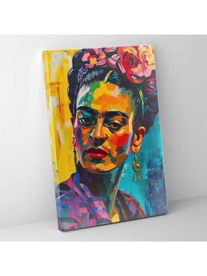 Popcas Meksika Esintili Portre Tarzı Modern Sanat Eserleri Kanvas Duvar Tablosu