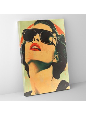Popcas Geleneksel Pop Sanat Çağdaş Tasarım ve Renkli Figürler Duvar Tablosu
