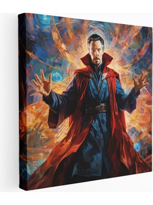Popcas Marvel Koleksiyonu Kozmik Enerji Desenli Doctor Strange Ile Duvar Tablosu