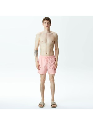 Calvin Klein Core Logo Tape Erkek Pembe Deniz Şortu