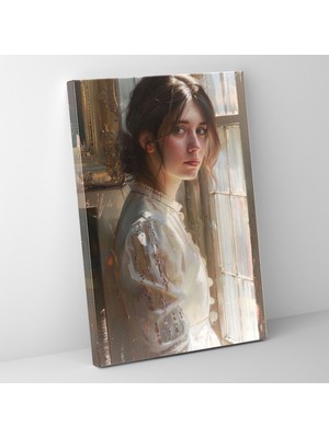 Popcas Johannes Vermeer Temalı Modern Sanat Kanvas Tablo