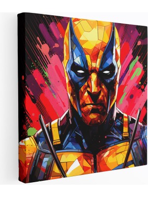 Popcas Marvel Temalı Pop Art Tarzı Dekoratif Kanvas Tablo