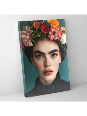 Popcas Meksika Esintili Portre Tarzı Modern Sanat Eserleri Kanvas Tablo