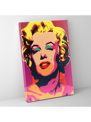 Popcas Çağdaş Duvar Sanatı Geleneksel Hollywood Portresi Pop Art Tasarımı Duvar Tablosu
