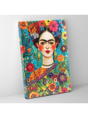 Popcas Meksika Esintili Portre Tarzı Modern Sanat Eserleri Kanvas Duvar Tablosu