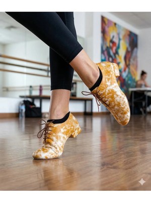 Bitangosu Karamel Rüya Tango-Salsa-Bacata-Swıng-Solo-Cazz Dans ve Pratik Ayakkabısı