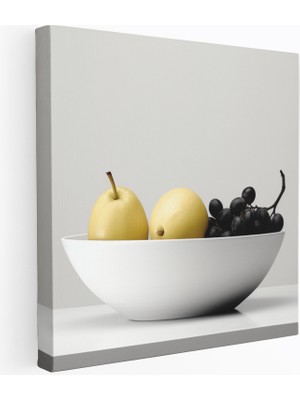 Popcas Sade Yaşam Basitlik Kasesi Minimalist Kompozisyon Ögeleri Duvar Tablosu