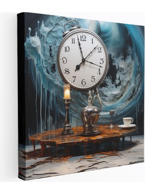 Popcas Erime Zamanı Baskısı Still Life Motifli Kanvas Duvar Tablosu