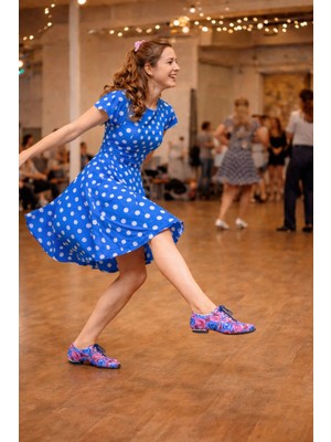 Bitangosu Gül Şöleni Tango-Salsa-Bacata-Swıng-Solo-Cazz Dans ve Pratik Ayakkabısı