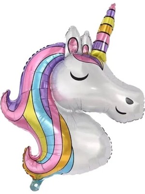 Lotus Party Renkli Unicorn Folyo Balon - Unicorn At Folyo Balon