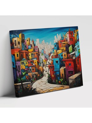 Popcas Cesur Ifade Seyahat Lı Kentsel Sanat Tutkunları Için Duvar Tablosu