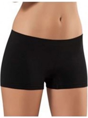 Hace Bazaar Marsilyan- Siyah Dikişsiz Kadın Boxer Korse - 700