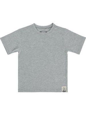 Civil Boys Basic Surf Etiketli 2-5 Yaş Tişört  - Gri