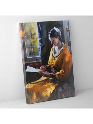 Popcas Johannes Vermeer Modern Sanat ile Duvarınıza Lık Katıyor Dekoratif Kanvas Tablo