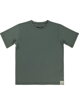 Civil Boys Basic Surf Etiketli 10-13 Yaş Tişört  - Haki