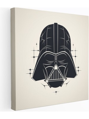 Popcas Minimalist Darth Vader Star Wars Motifli Kanvas Tablo