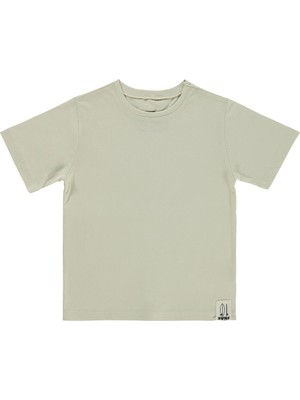 Civil Boys Basic Surf Etiketli 2-5 Yaş Tişört  - Bej