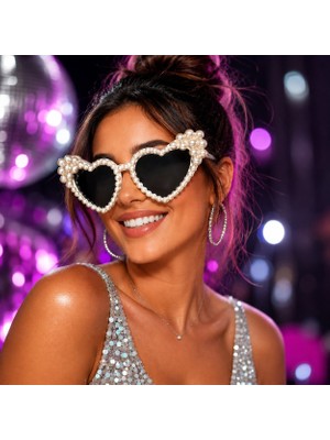 Shoppingfestr After Party Inci Taşlı Kalp Gözlüğü