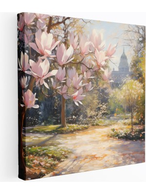 Popcas Magnolia Bahçe Kanvas Duvar Tablosu