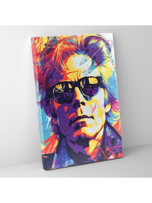 Popcasso Canlı Portre Modern Sanat Pop Art Temalı Kanvas Tablo