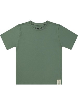 Civil Boys Basic Surf Etiketli 6-9 Yaş Tişört - Haki