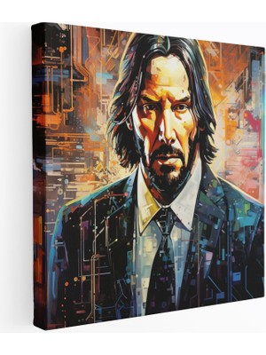 Popcas John Wick Modern Tasarımlı ve Farklı Tarzda Dekoratif Kanvas Tablo
