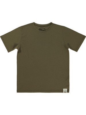 Civil Boys Basic Surf Etiketli 10-13 Yaş Tişört  - Haki