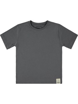 Civil Boys Basic Surf Etiketli 6-9 Yaş Tişört - Gri