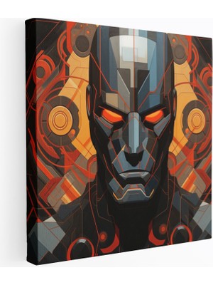 Popcas Geometrik Marvel Koleksiyonu Cesur Avengers Duvar Tablosu