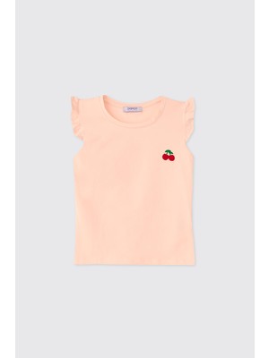 Panço Kız Bebek Pudra Tişört