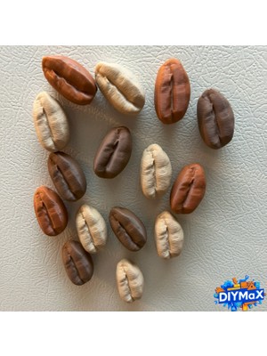 Dıymax Kahve Çekirdeği Magneti Dekoratif Mutfak Süsü