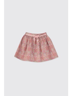 Panço Liberty Kumaş Kız Çocuk Çiçek Desenli Etek