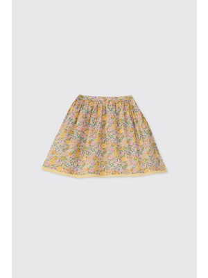 Panço Liberty Kumaş Kız Çocuk Çiçek Desenli Etek