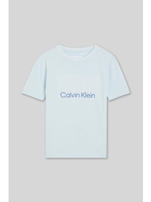 Panço Calvin Klein Erkek Çocuk Mavi Tişört
